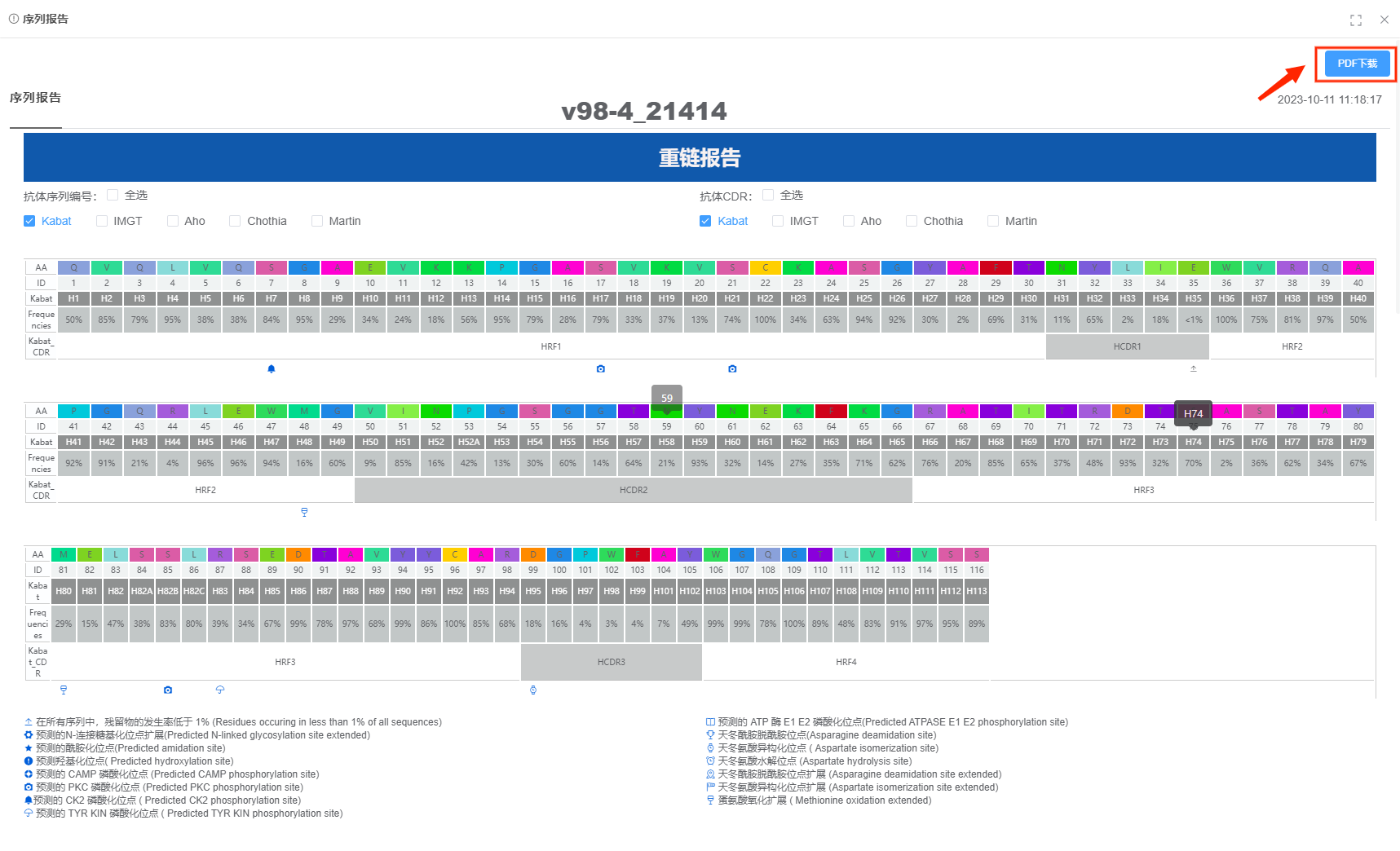 查看和下载报告